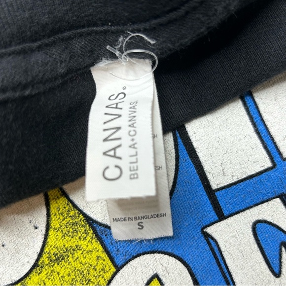 Bella Canvas John Fogerty Woodstock 1969 Small Black Short Sleeve T-shirt - Picture 6 of 7